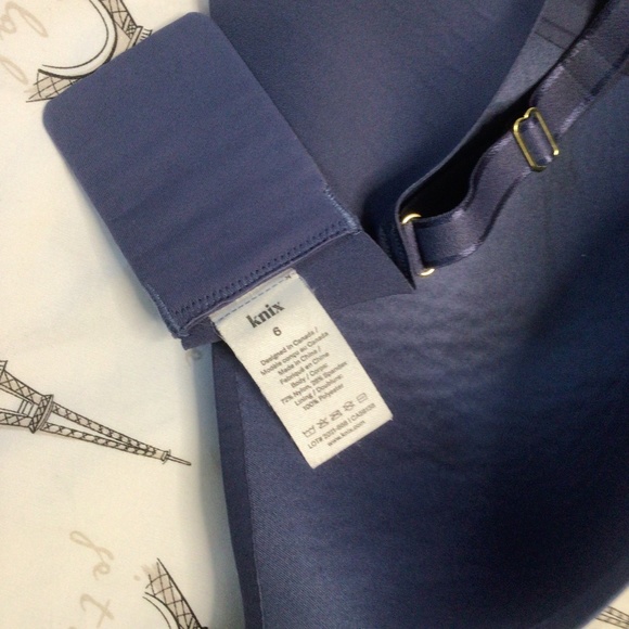 Stunning Knix Wingwoman Bra Size 6 Slate Blue - Picture 7 of 7